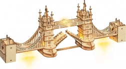 Puzzle 3D in legno Tower Bridge con illuminazione a LED