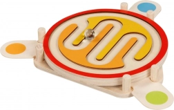 Labirinto di legno con biglia