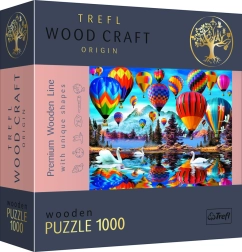 Puzzle in legno TREFL Wood Craft Origin – Palloni colorati 1000 pezzi
