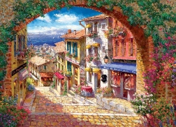 Puzzle COBBLE HILL Passaggio ad arco a Cagne 500 pezzi