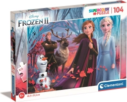 Puzzle 104 pezzi CLEMENTONI FROZEN 2 – Super Color