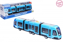 Tram Fermo a inerzia con effetti 44 cm – confezione in ceco
