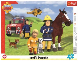 trefl puzzle pompiere sam – di guardia 25 pezzi