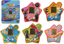 Gioco elettronico tascabile Tetris a forma di stella – arancione