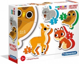 Clementoni i miei primi puzzle animaletti del bosco 4 in 1