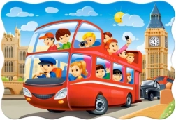Castorland puzzle maxi da pavimento autobus londinese 20 pezzi