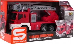 Camion dei pompieri 1:16 con acqua, luci e suoni