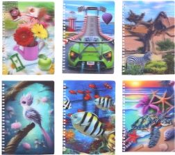 Quaderno a spirale A5, a righe, 80 pagine