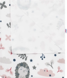 Telo flanellato impermeabile NEW BABY con animaletti