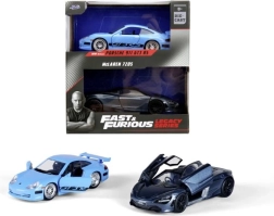 Fast & Furious Twin Pack: Porsche 996 GT3 RS di Brian e McLaren 720S di Shaw, 1:32
