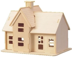 Puzzle 3D in legno Escavatore