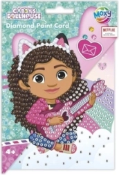 Pittura diamantata biglietto con busta La casa delle bambole di Gabby