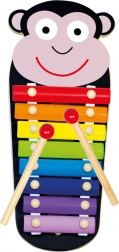 Bino Xilofono metallico Scimmietta