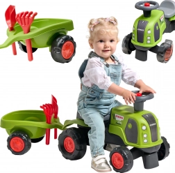 bicicletta senza pedali FALK CLAAS Arion con rimorchio rimovibile e set da sabbia