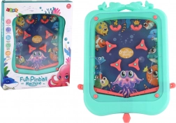 Gioco da tavolo mini flipper con biglia – verde