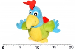 Pappagallo di peluche Wiktor 12 cm