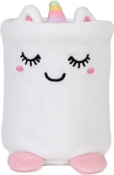 Organizer in peluche a forma di unicorno