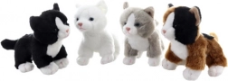 Gatto di peluche in piedi 15 cm