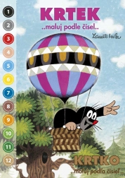 Libro da colorare A5 Talpa – colora per numeri