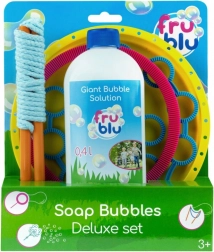 Set deluxe per bolle di sapone FRU BLU con soluzione da 0,4 l