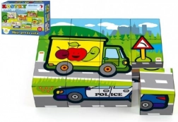 Cubetti illustrati I miei primi automobili, 12 cubetti