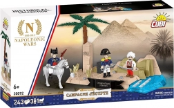 Set di costruzione Cobi Spedizione napoleonica in Egitto – diorama con la Stele di Rosetta (243 pezzi)