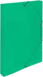 Scatola con manico in gomma A4 Linee verde