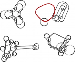 Rompicapi di metallo per bambini e adulti