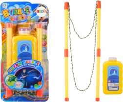 Set per bolle di sapone giganti con cordino e soluzione da 500 ml