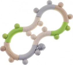 Hess sonaglio motorico in legno a forma di otto