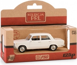 Modello auto PRL FIAT 125p bianco 1:43