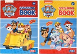 Libro da colorare PAW PATROL con adesivi, A4, 64 pagine