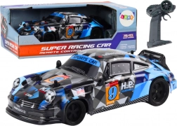 auto rc drift 1:18 con ruote in gomma – blu