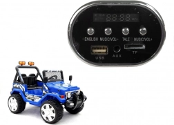 Pannello musicale per auto per bambini Jeep
