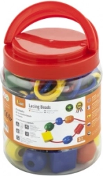 Perline di legno infilabili a mano – extra grandi