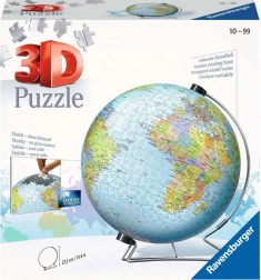Ravensburger puzzle 3D Mondo – globo per bambini 180 pezzi