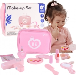 Set cosmetico in legno per bambini CLASSIC WORLD in pochette rosa