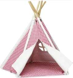 Mini tepee per bambole – a quadretti
