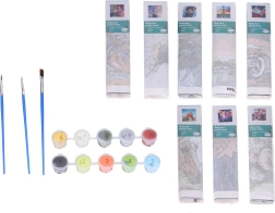 Set creativo pittura con numeri - mix 30x40 cm