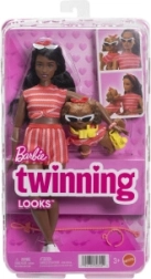 Barbie Twinning Looks bambola e cagnolino con accessori