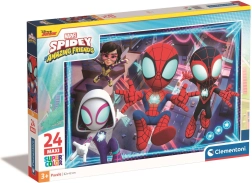 Puzzle 24 maxi super color spidey e i suoi super amici
