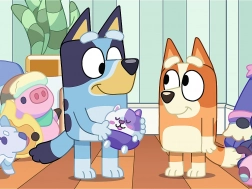 Puzzle Trefl con tema Bluey 30 pezzi