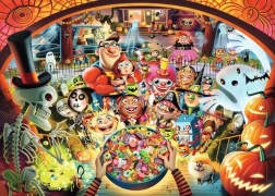 Puzzle RAVENSBURGER Dolcetto o scherzetto di Halloween 1000 pezzi