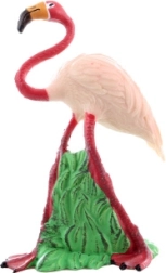 Figurina di fenicottero in plastica