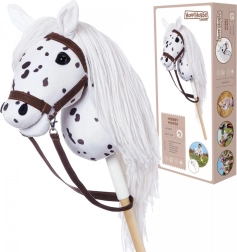 Cavallo a bastone HOPPIHORSE A3 con motivo leopardato