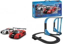 Pista di macchinine con loopings 600 cm