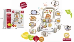 Girello interattivo per bambini a forma di leone