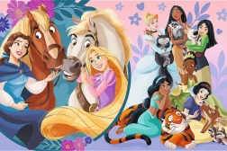 Puzzle Disney Principesse Sorriso dell’amicizia MAXI 24 pezzi