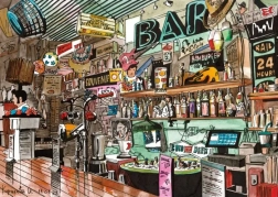 Puzzle magnolia bar 1000 pezzi