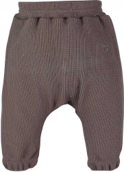 Pantaloni felpati per neonati Koala Pure marroni 62 (3–6 mesi)